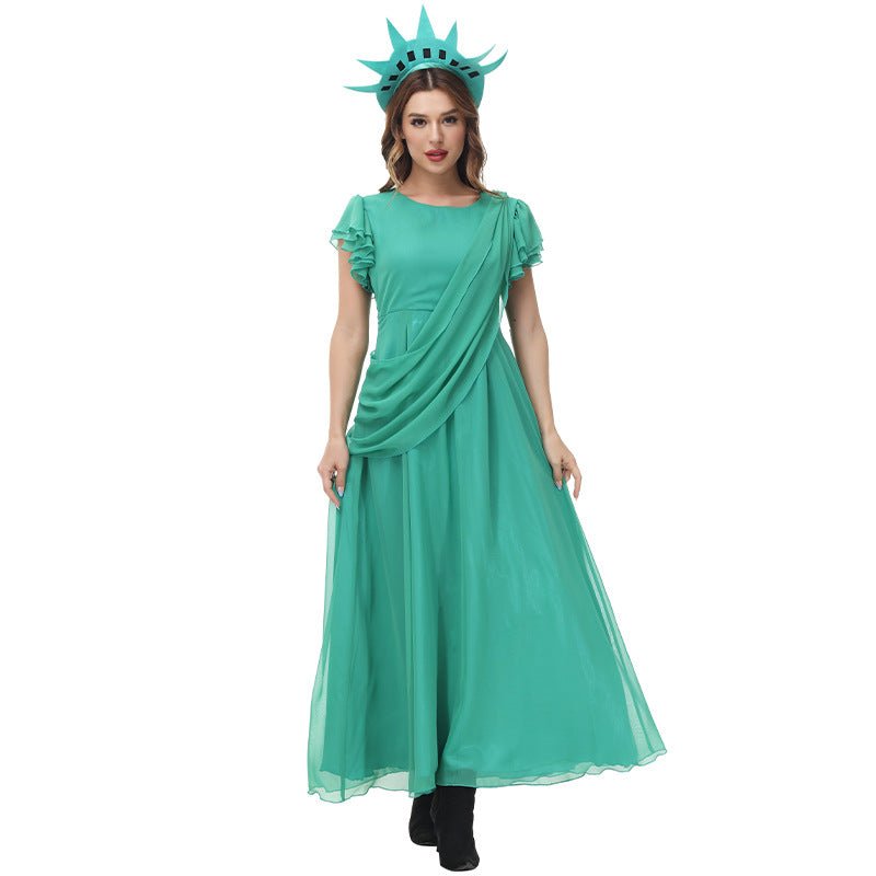 Statue of Liberty Costume for Women. Independence Day Outfit