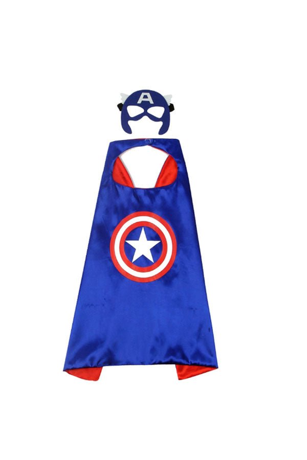 Superhero Cape And Masks Cosplay Dress Up For Kids