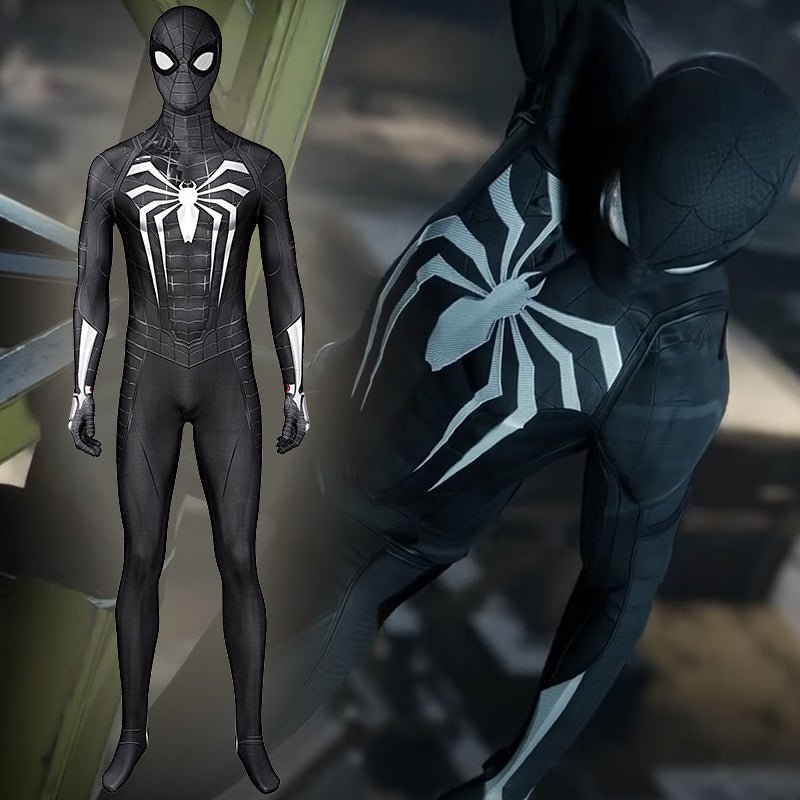 Symbiote Black Suit, Spider Man Costume for Kids and Adults