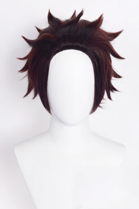 Tanjiro Kamado Wig Cosplay Costume - Demon Slayer Kimetsu no Yaiba