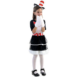 The Cat in the Hat Costume for Kid Girls