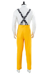 The Mask Jim Carrey Yellow Suit Cosplay Costume