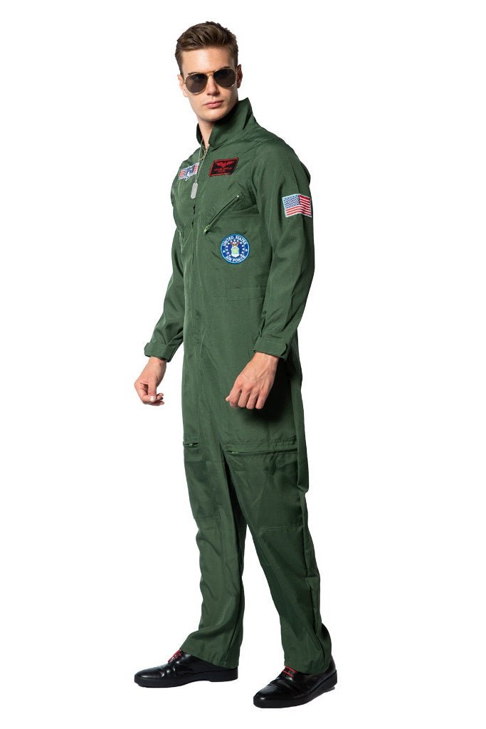 Top Gun Maverick Costume, Flight Suit for Men