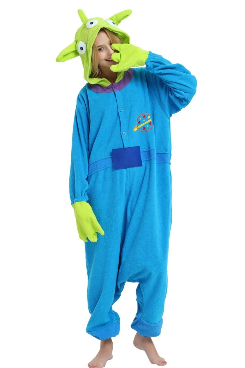 Toy Story Alien Onesie Kigurumi Costume For Adults and Teenagers