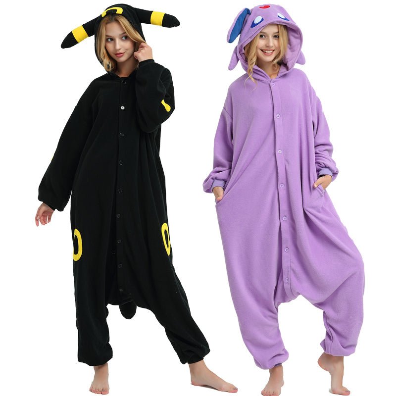 Umbreon and Espeon Onesie Costume for Adults