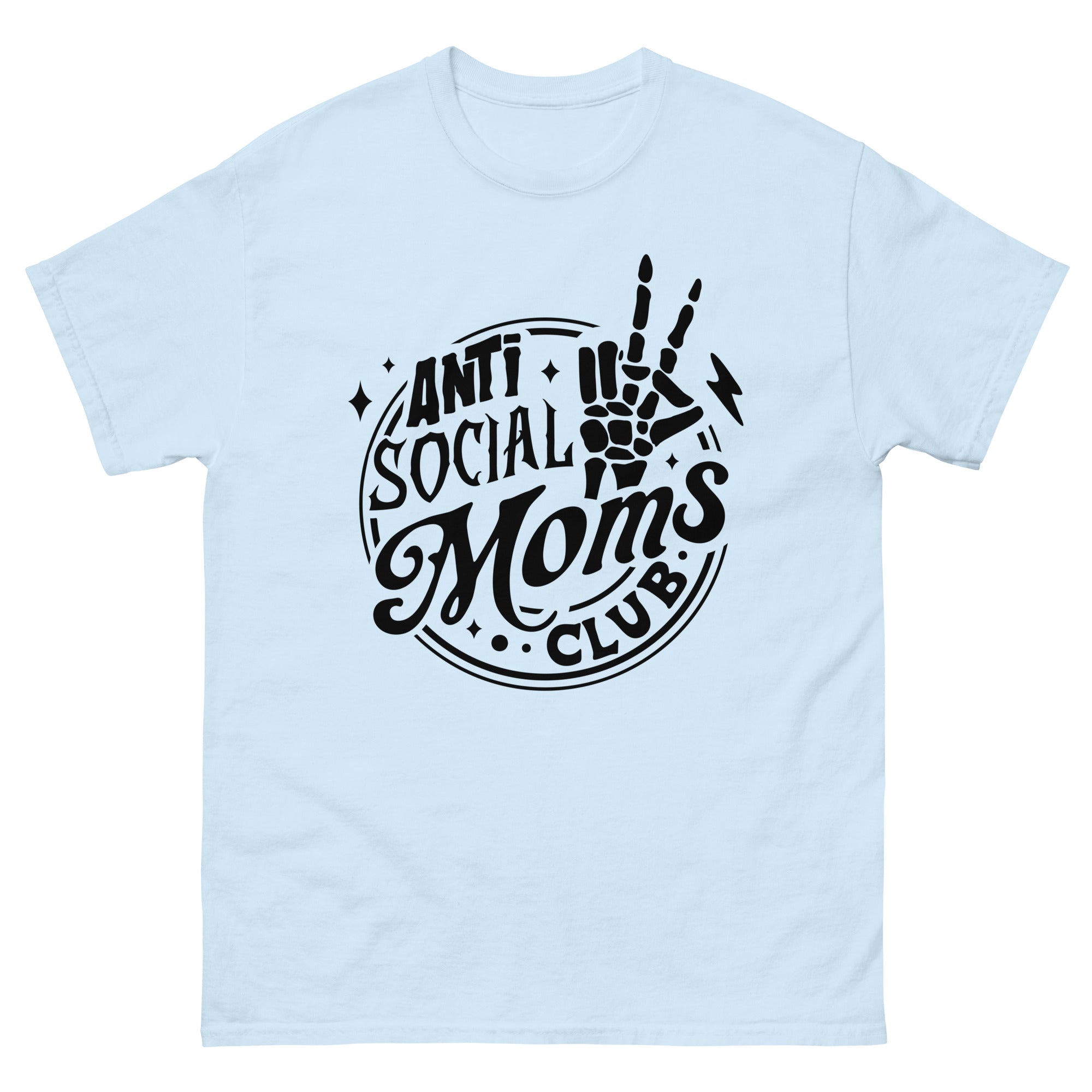 Anti Social Mom's Club. Halloween T Shirt for Moms.