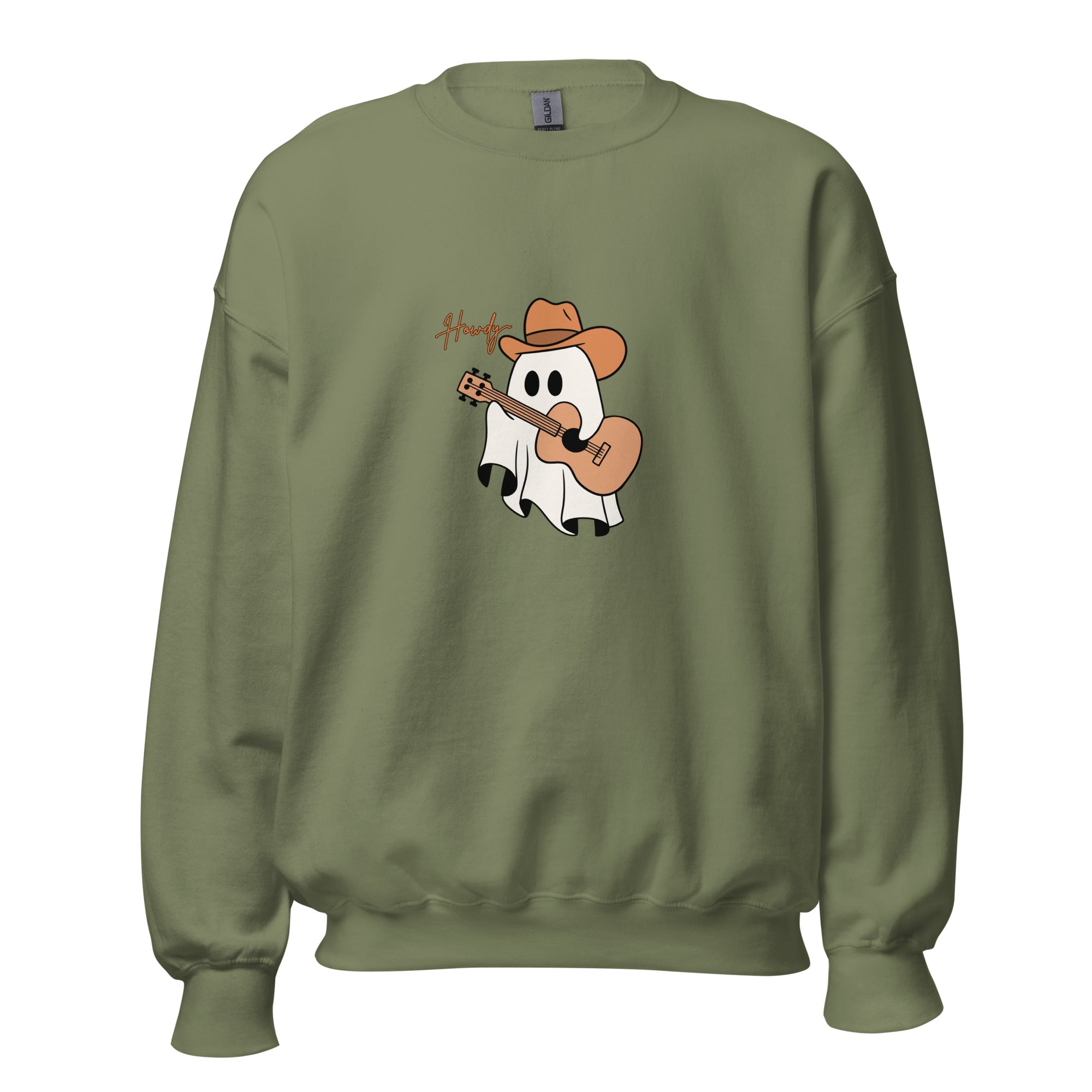 Cowboy Ghost Halloween Sweatshirt, Unisex