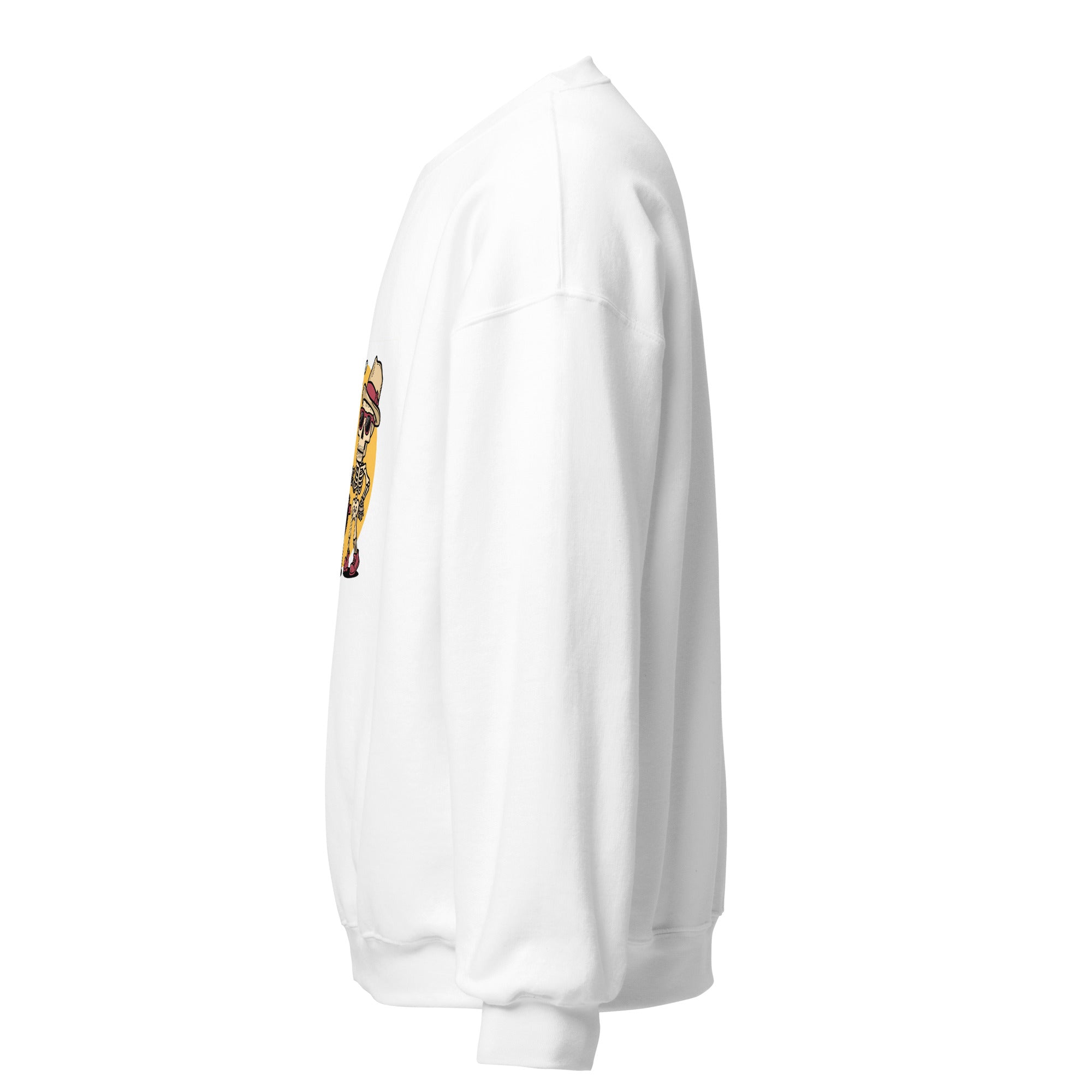 Grillin' N Chillin' Skeleton Halloween Sweatshirt, Unisex