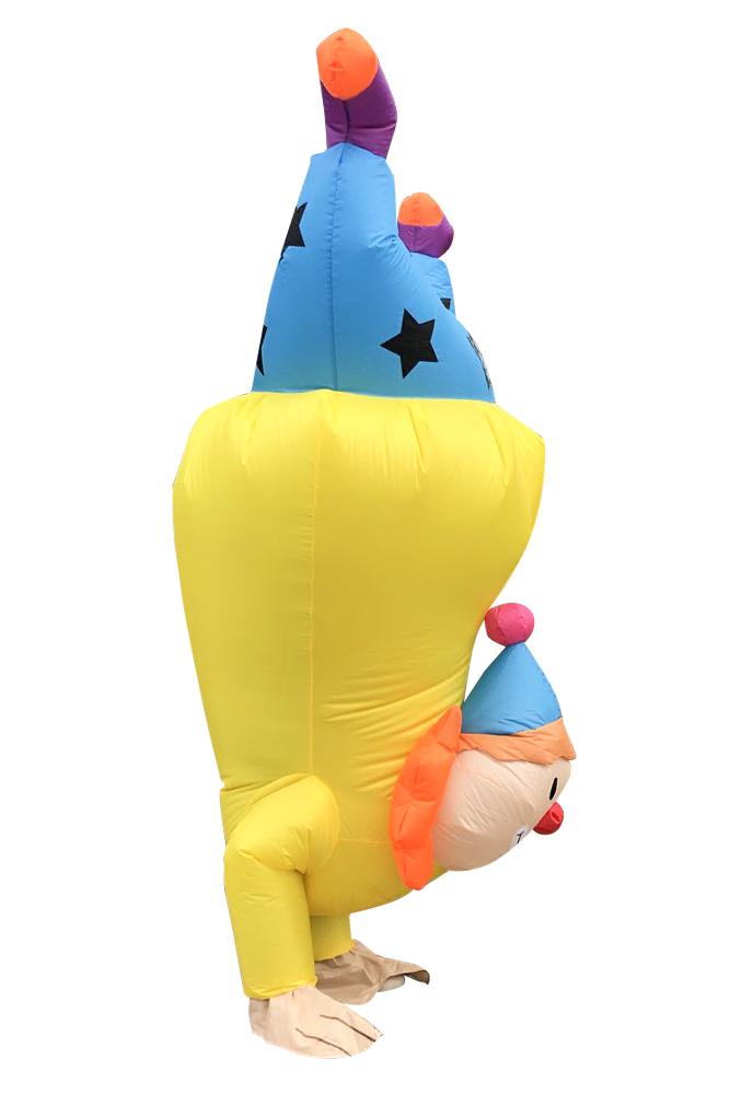 Upside Down Clown Inflatable Costume for Adult