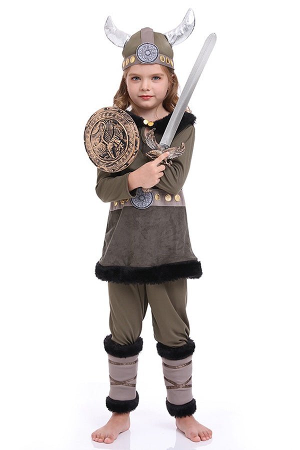 Viking Warrior Halloween Costume for Kids