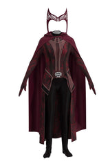 Wanda Vision Cosplay Scarlet Witch Costume For Adult And Kids