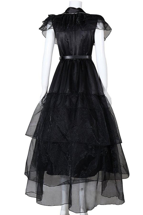 Wednesday Addams Rave'N Dance Dress Costume for Kids and Adults ...