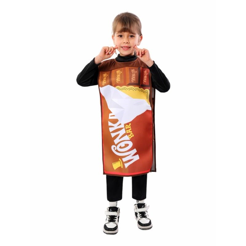 Willy Wonka Chocolate Bar Costume for Kids