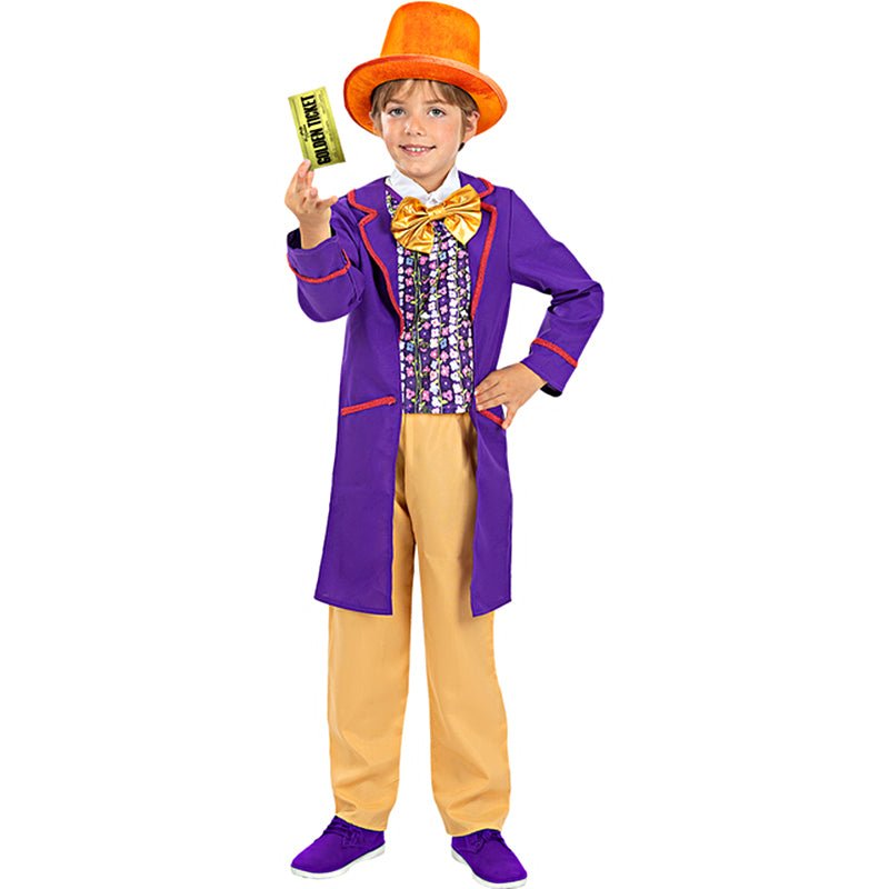 Willy Wonka Costume For Kids - Charlie And The Chocolate Factory