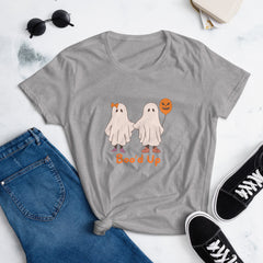 Boo'd Up Halloween T Shirts for Women