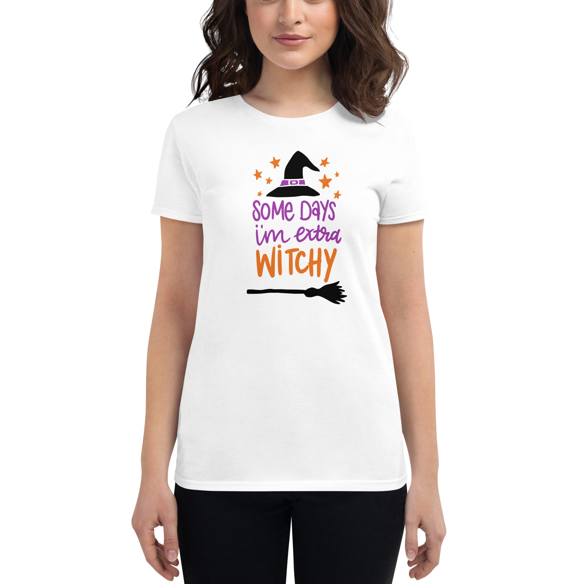 Extra Witchy, Women's Halloween T shirts