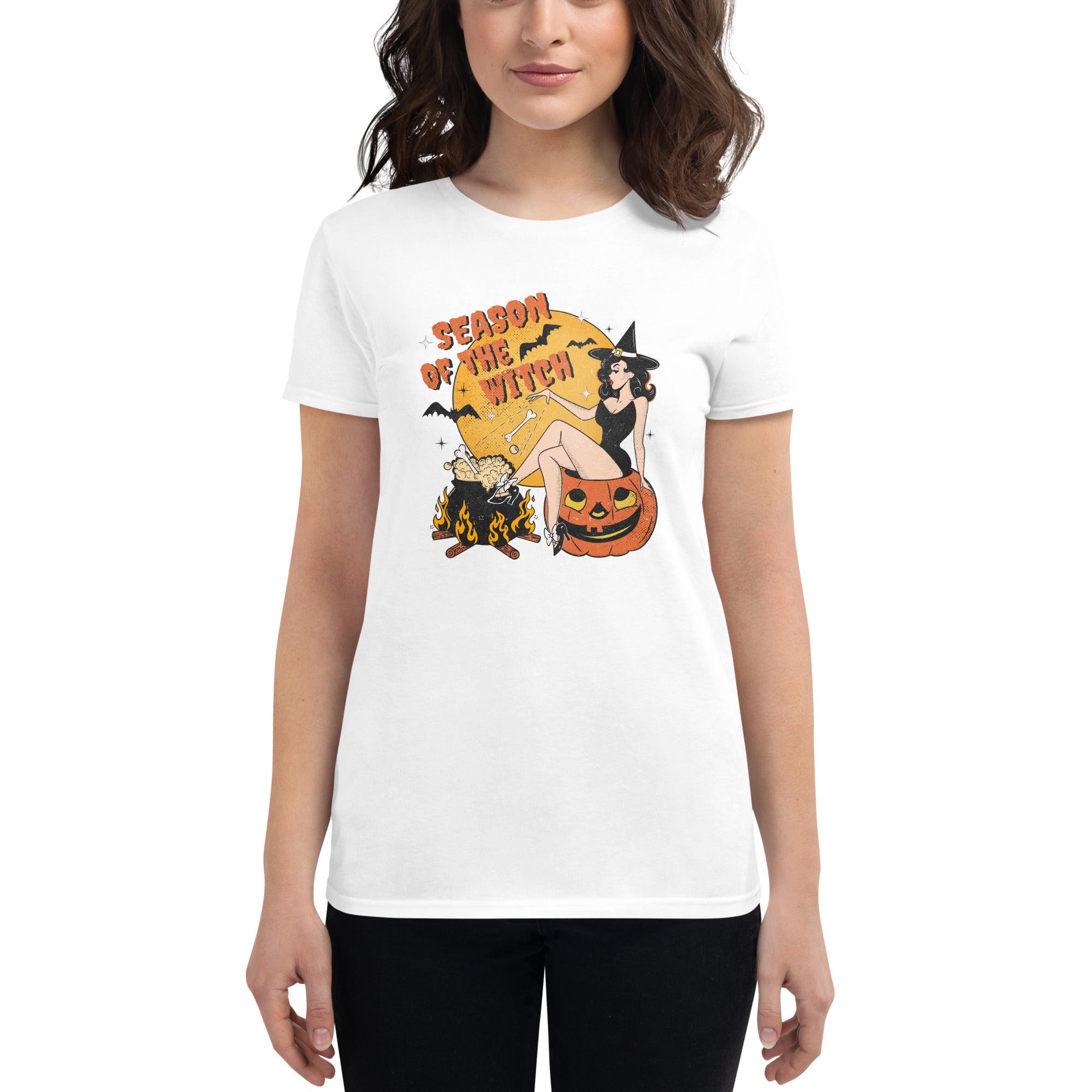 Season of the Witch Halloween T Shirt for Women