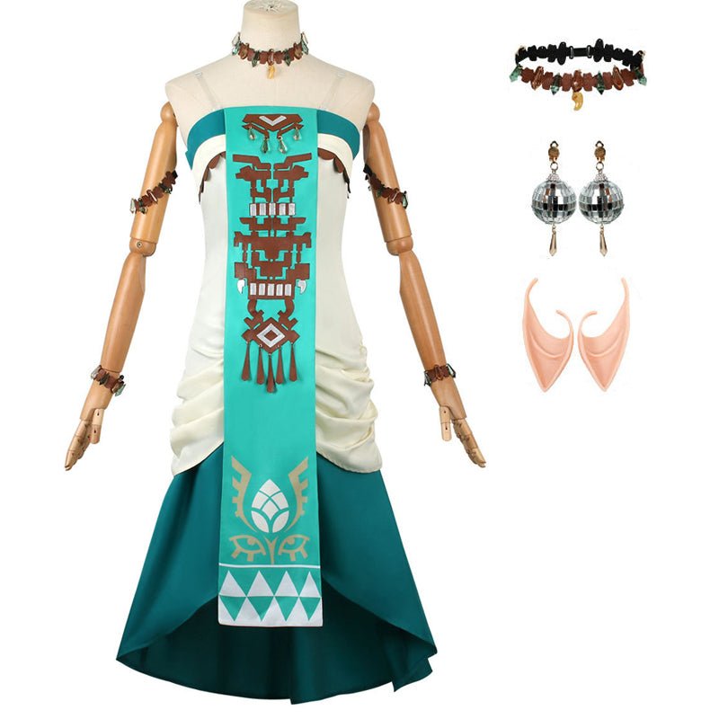 Zelda Cosplay Costume Dress TOTK