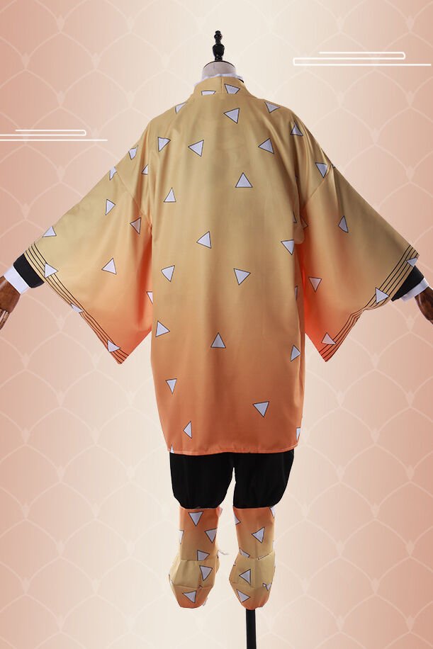 Zenitsu Agatsuma Cosplay Costume - Demon Slayer Kimetsu no Yaiba