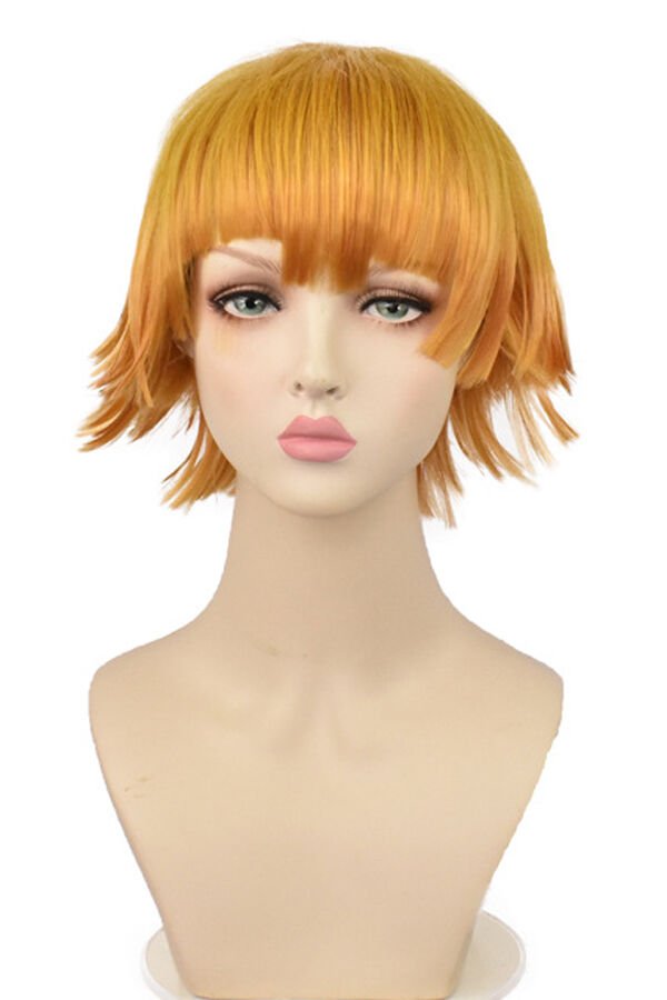 Zenitsu Agatsuma Wig Cosplay Costume - Demon Slayer Kimetsu no Yaiba