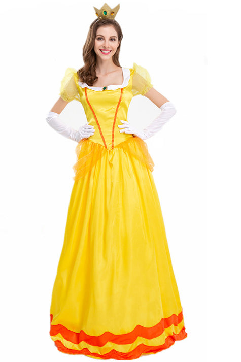Womens Princess Daisy Costume for Halloween – Hallowitch Costumes